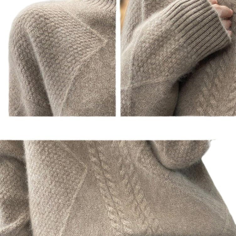 Half-high Collar Cashmere Sweater