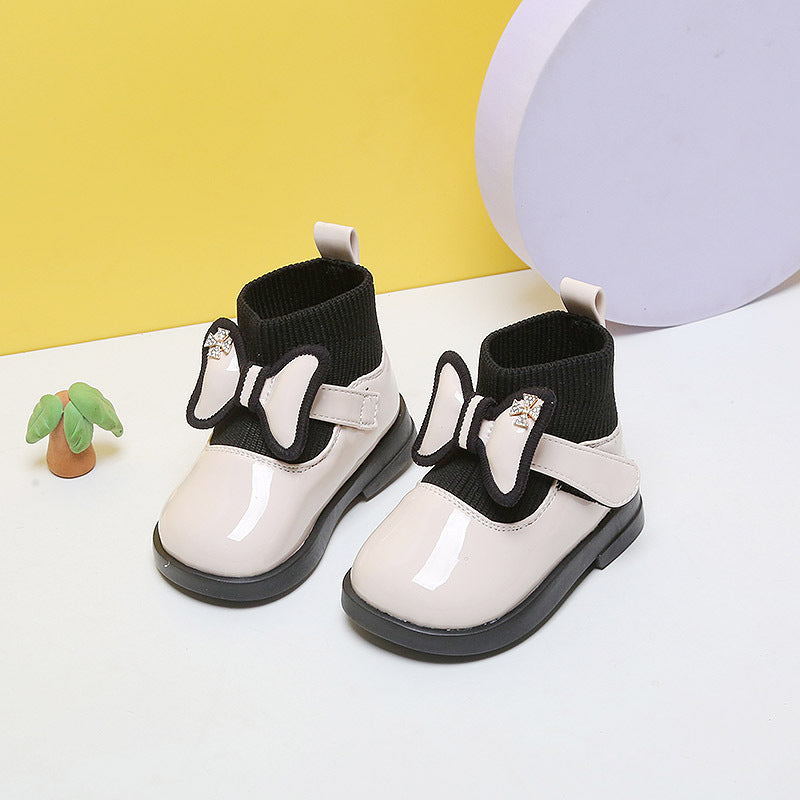 Toddler Leather Soft-soled Boots