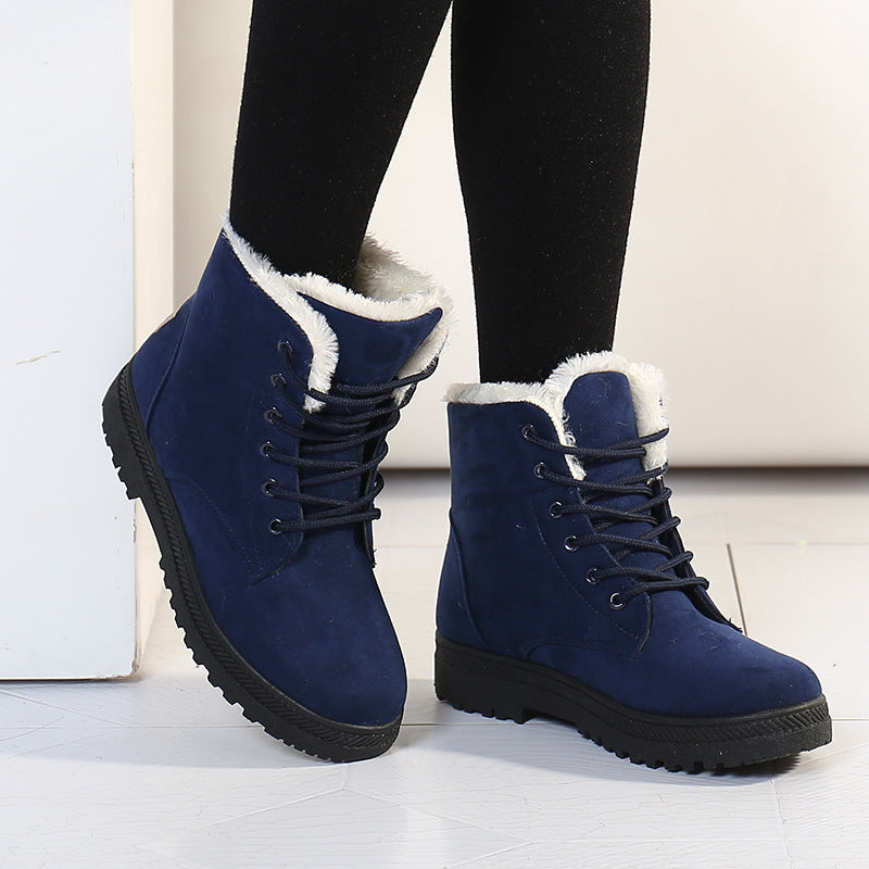 Winter Snow Boots With Warm Plush Ankle Boots