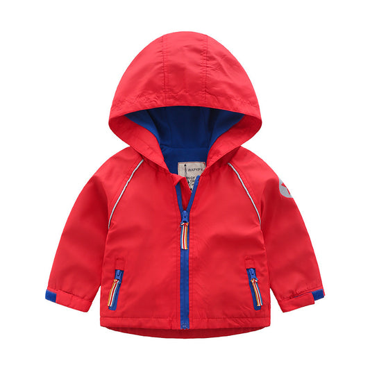 Boys' Hooded  Autumn  Clothing Children's Fleece Jacket