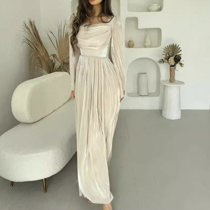 Slim-fitting High Waist Dress