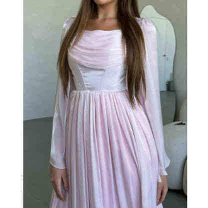 Slim-fitting High Waist Dress