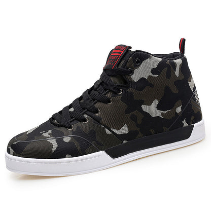 High-top Camouflage Shoes