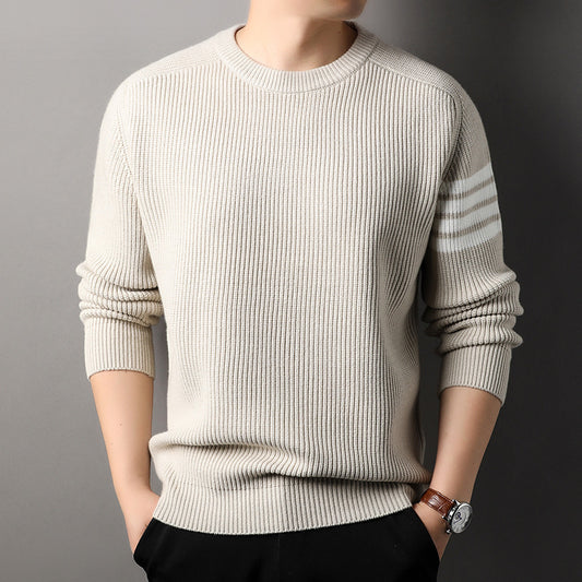 Men's Loose-fitting Pullover Round-Neck Shirt