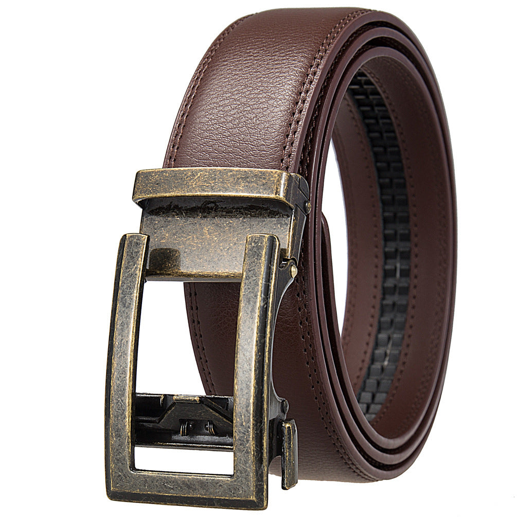 Antique Cowhide Men's Leather Belt