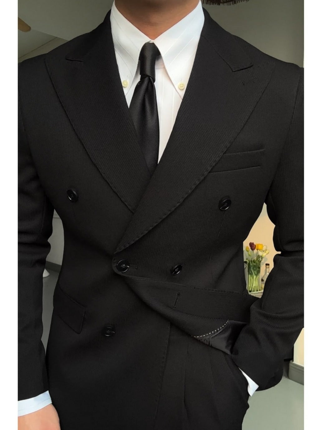 Mens Collar Suit