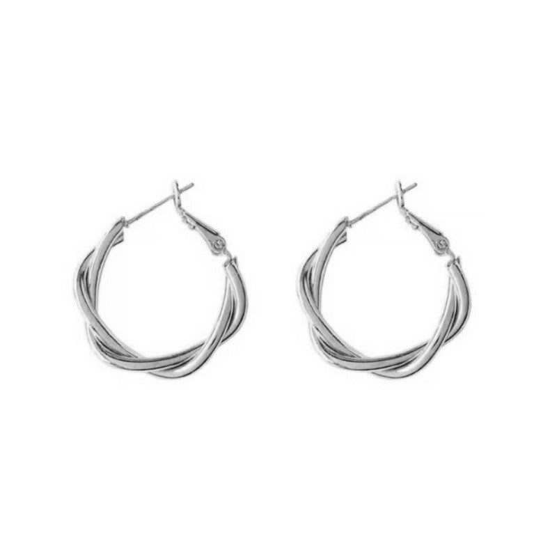 High-grade Large Circle Retro Design Earrings