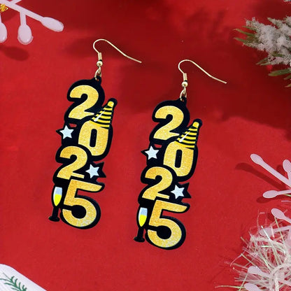 2025 New Year Earrings