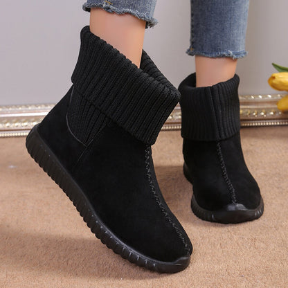 Women's Flat Ankle Comfortable Snow Boots