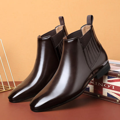 Business Formal Leather style Boots For Men