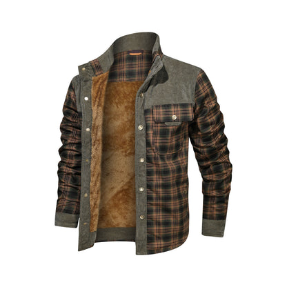 Men's Fleece Thickened Coat