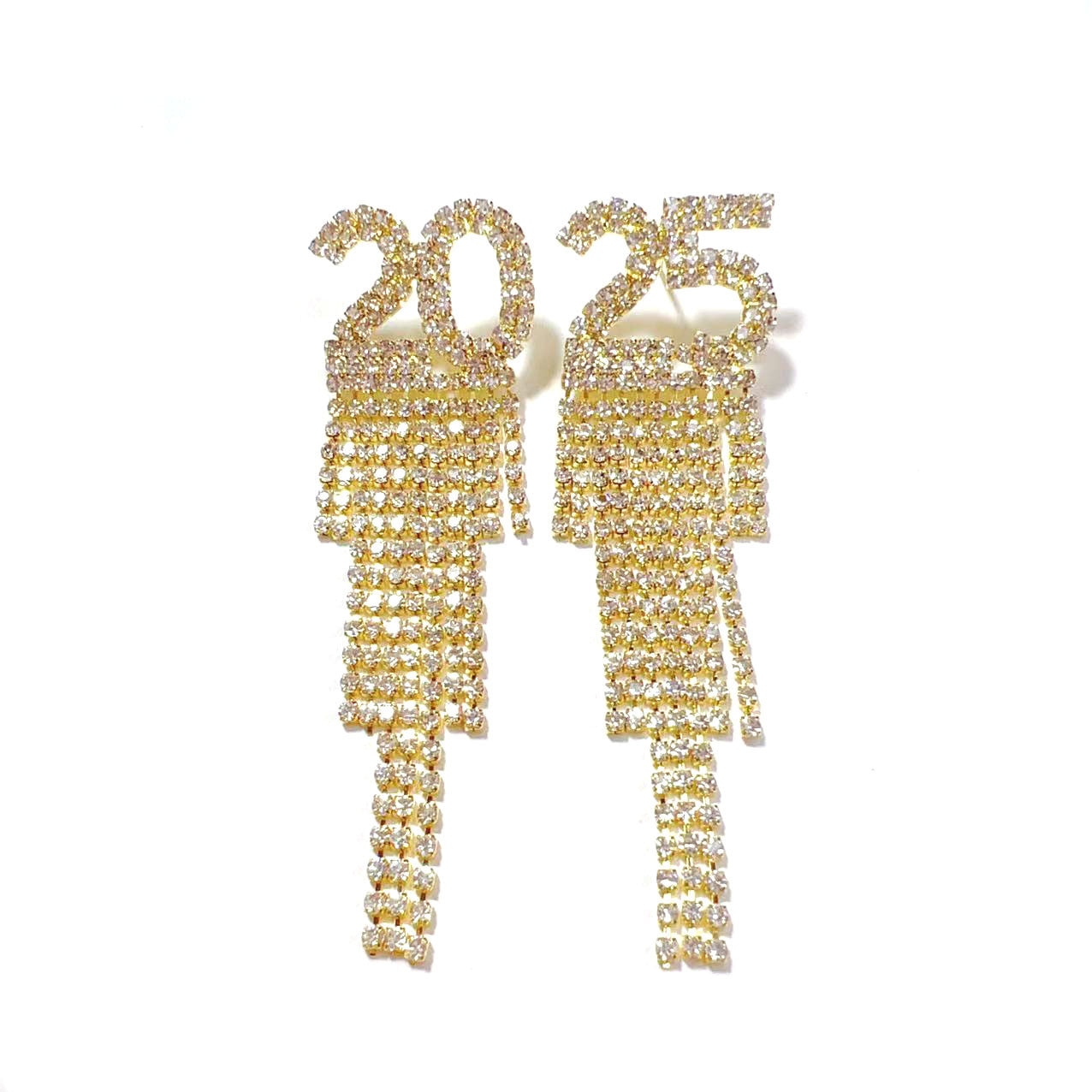 2025 New Year Earrings