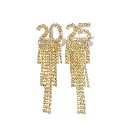 2025 New Year Earrings