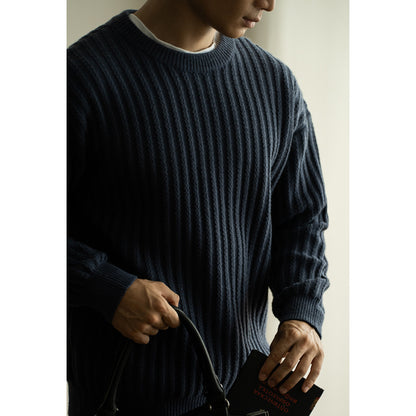 Warm Pullover Round Neck Long Sleeve Sweater