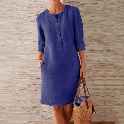 Ethnic Style Long Sleeve Dress