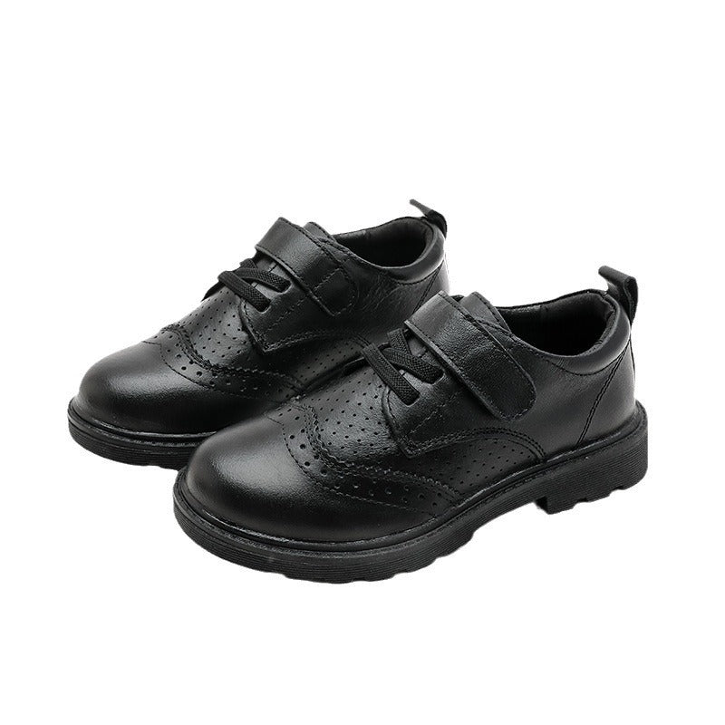 Children's Out Fashionable Cowhide Shoes