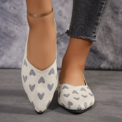 Women's Flat Casual Light Knit Shoes
